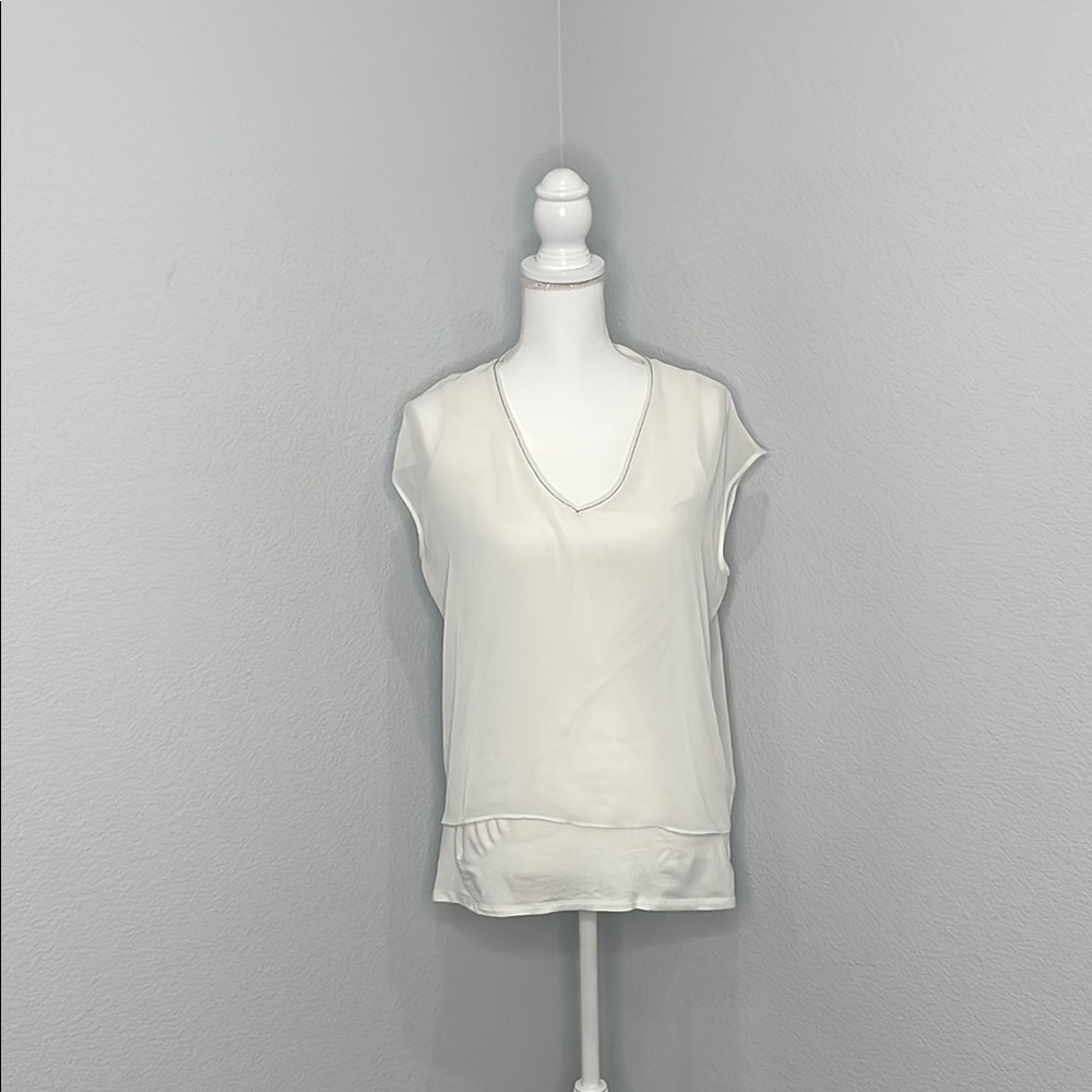 Elegant White Women's Top